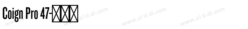 Coign Pro 47字体转换